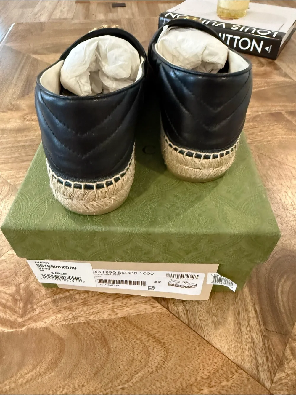 Gucci black quilted