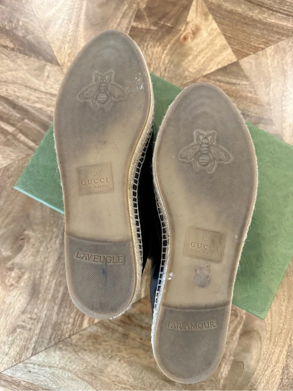 Gucci black quilted