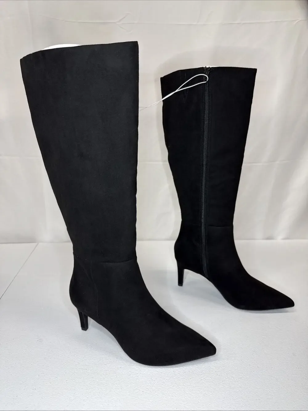 A New Day Women's Tay Tall Dress Boots Black Size 7.5