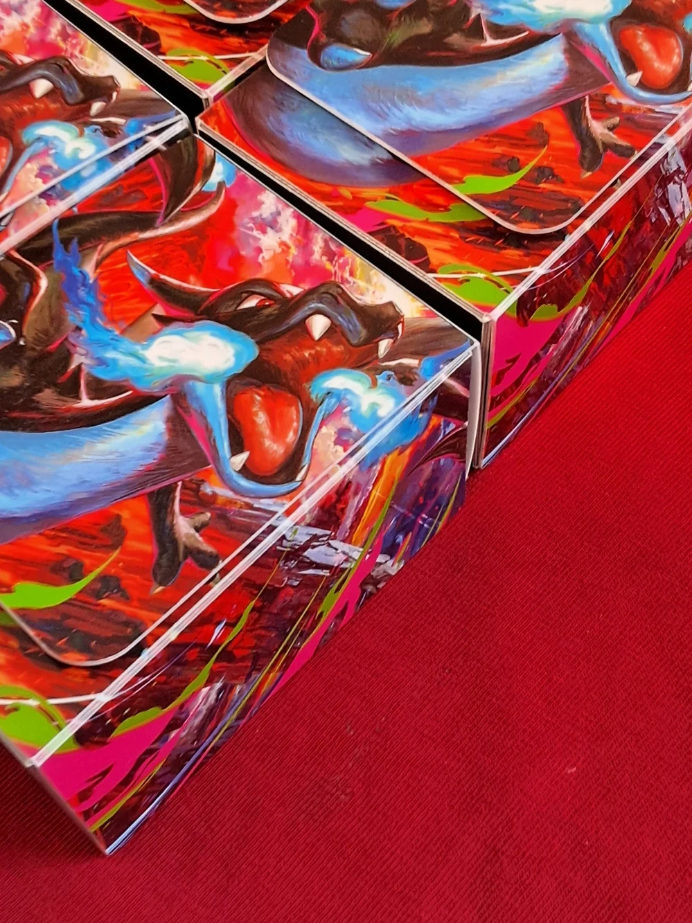 2025 Pokémon Charizard X Deck Boxes Set of Six With Dividers NM-MINT