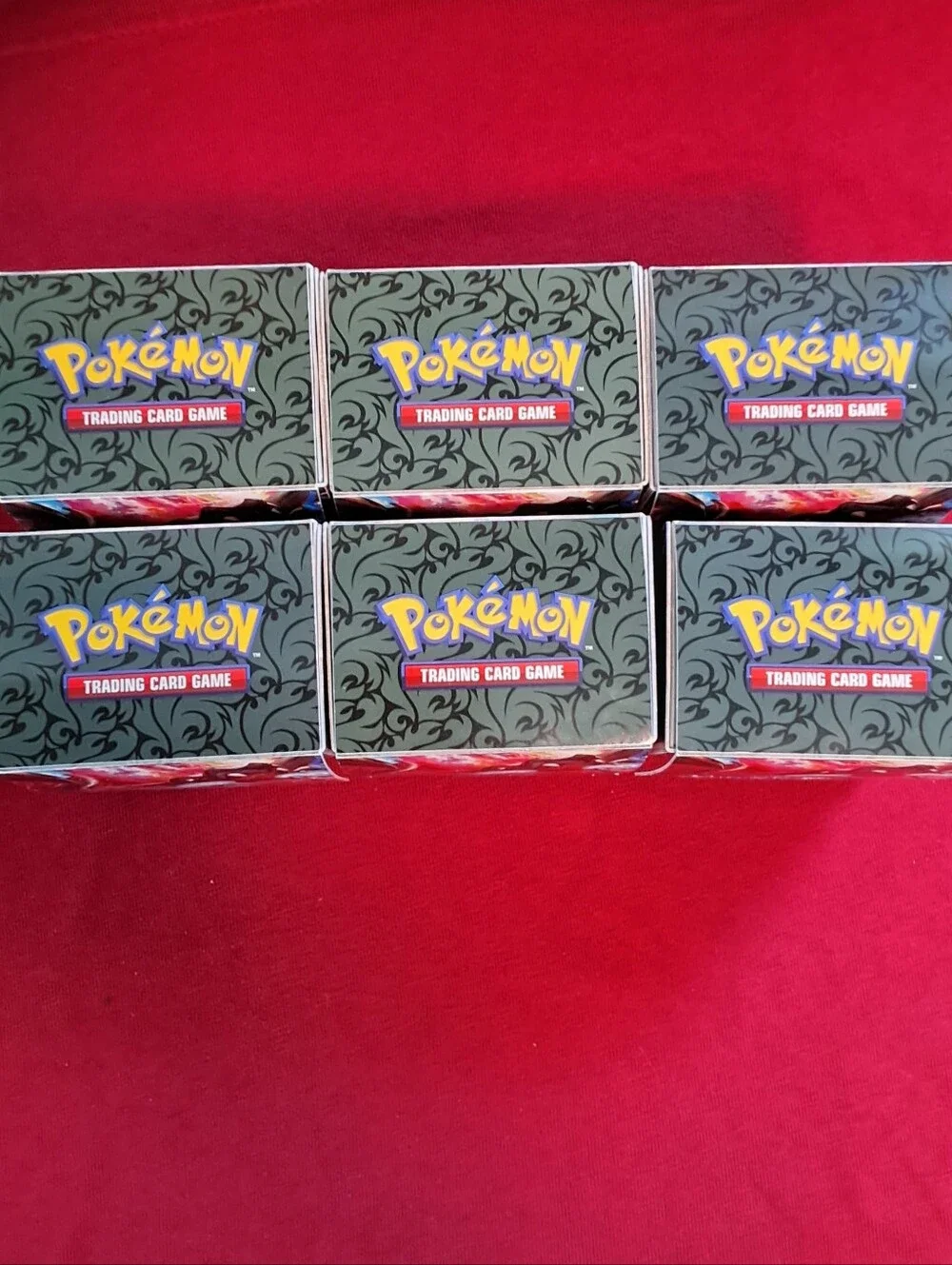 2025 Pokémon Charizard X Deck Boxes Set of Six With Dividers NM-MINT