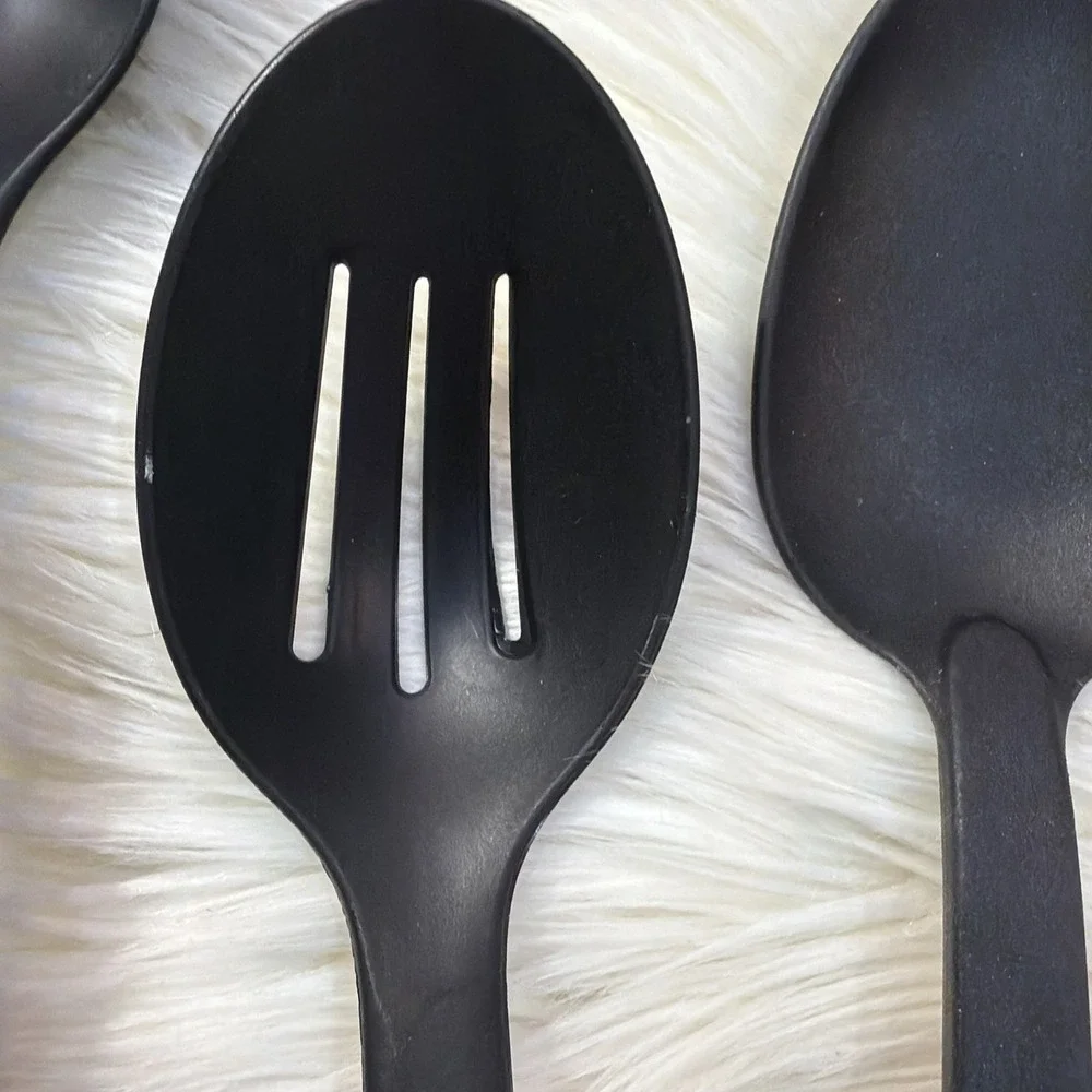 Cooking Spoons Used Plastic And Baster, Punk Slotted Spoon Serving Sooo 5 Pieces