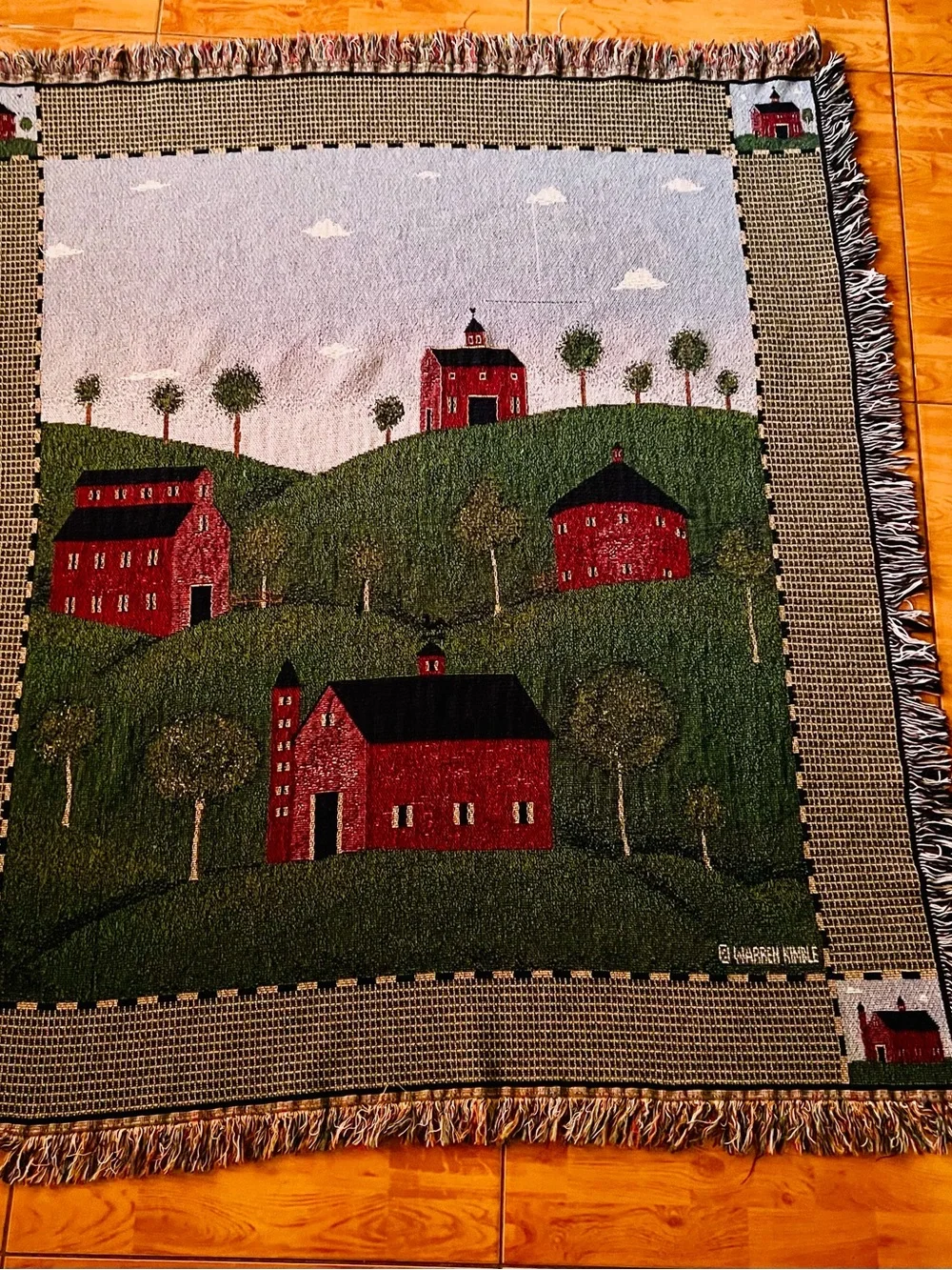 Warren Kimble hanging barns