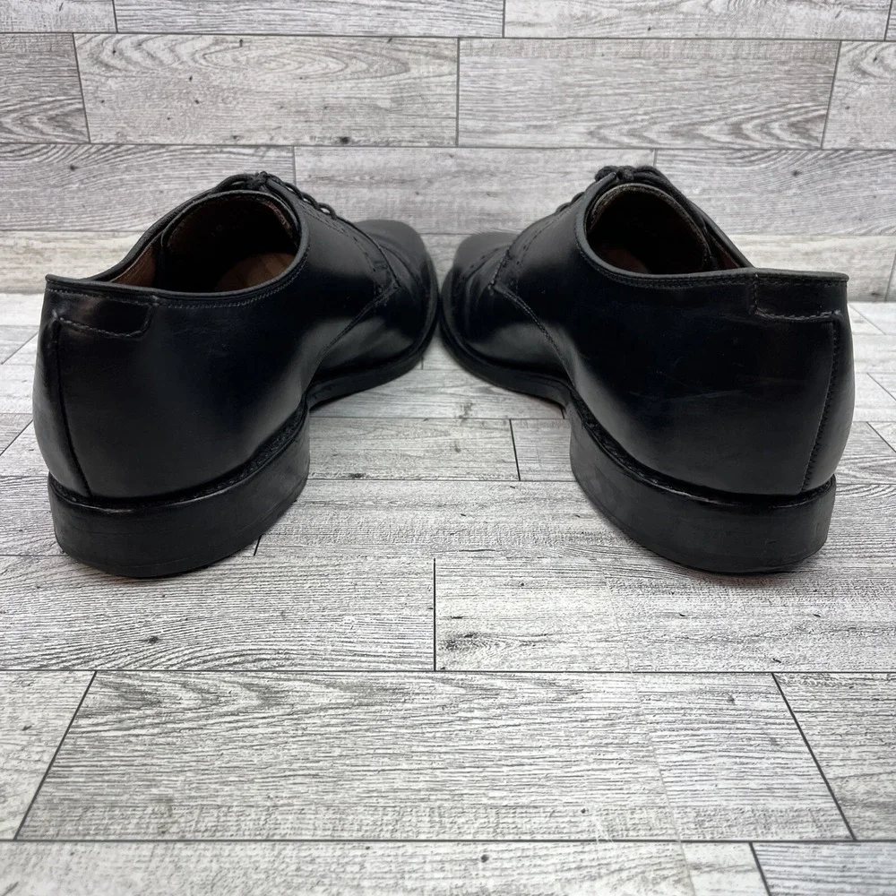 Allen Edmonds Clifton Black‎ Leather Cap Toe Oxford Dress Shoes Men Size 10D