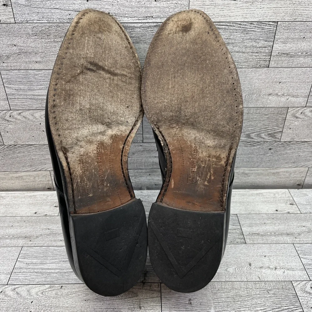 Allen Edmonds Clifton Black‎ Leather Cap Toe Oxford Dress Shoes Men Size 10D