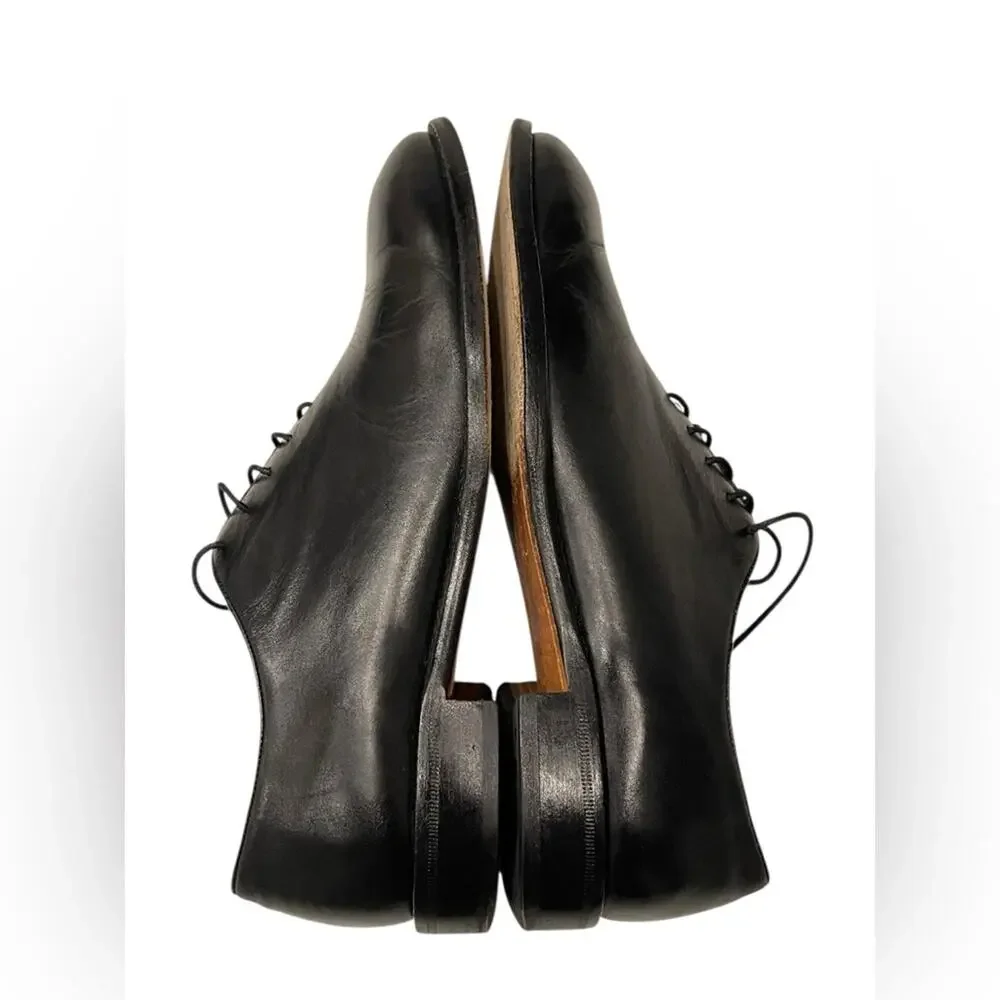 Beckett Simonon full-grain Black Leather Oxfords Shoe Size:9.5