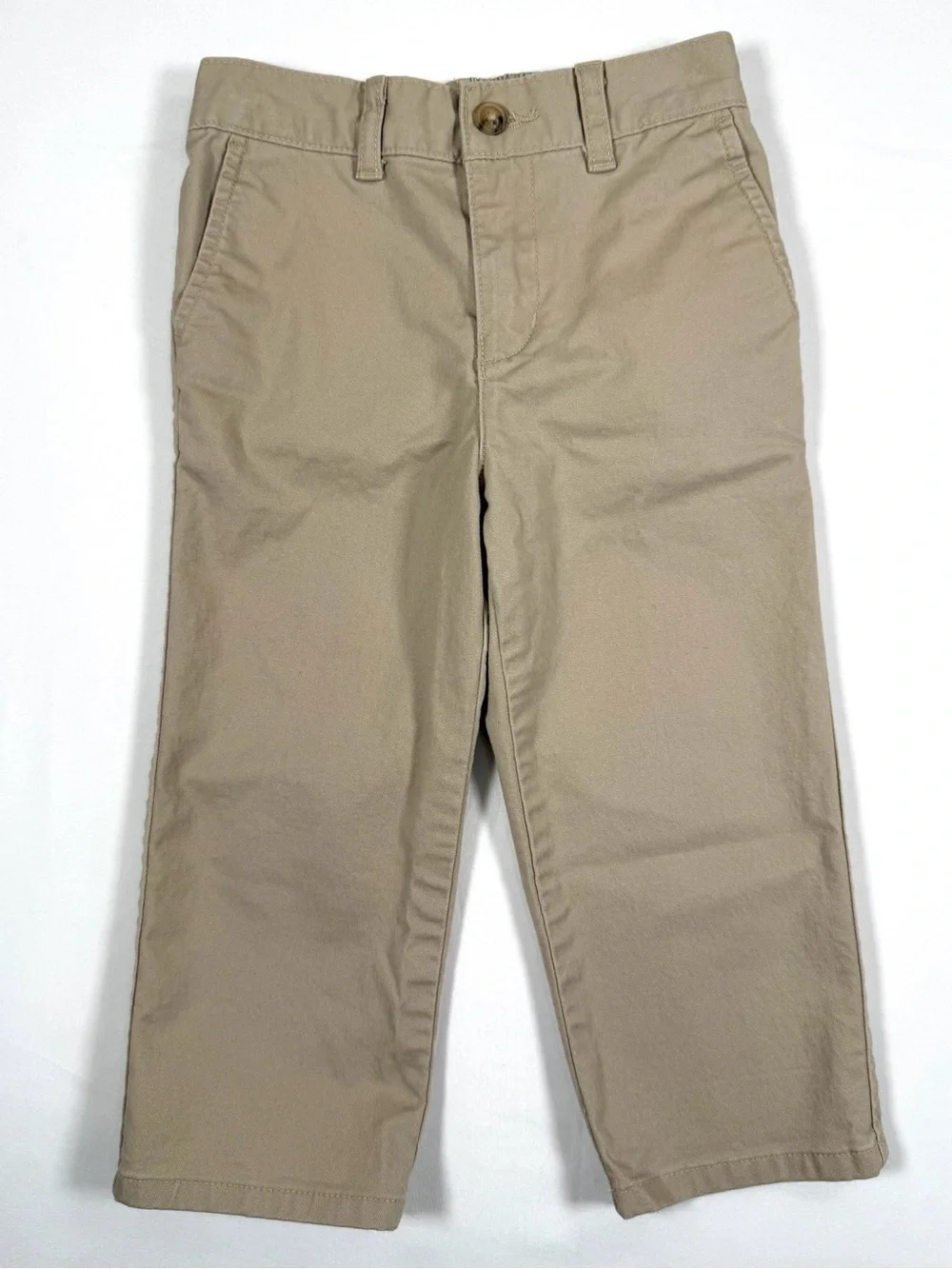 RALPH LAUREN Boys Classic Khaki Chino Pants 24M Preppy Old Money Quiet Luxury