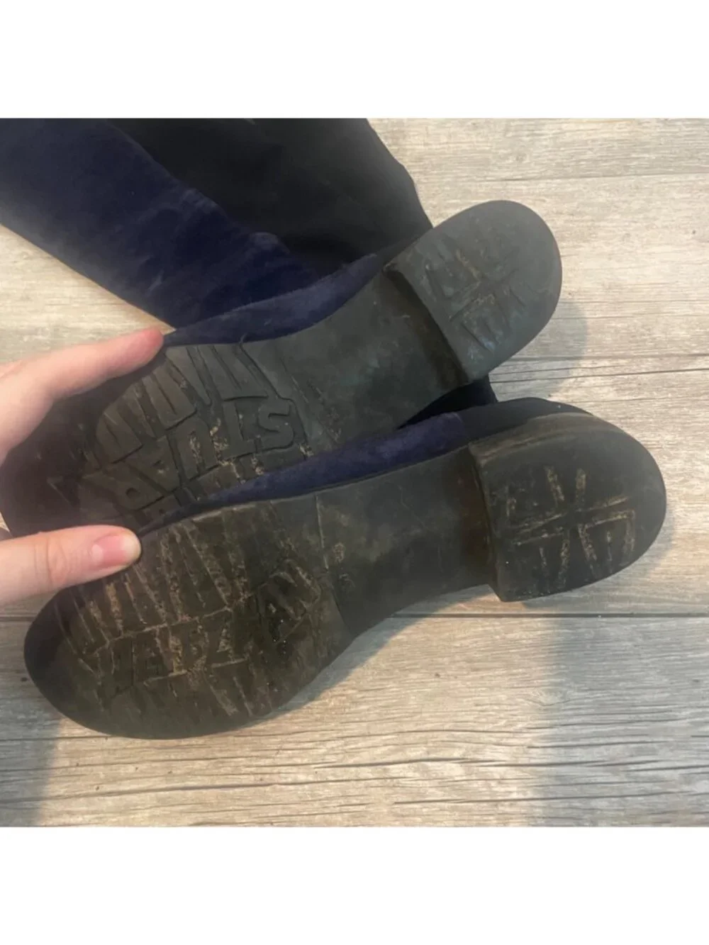 Stuart Weitzman navy blue