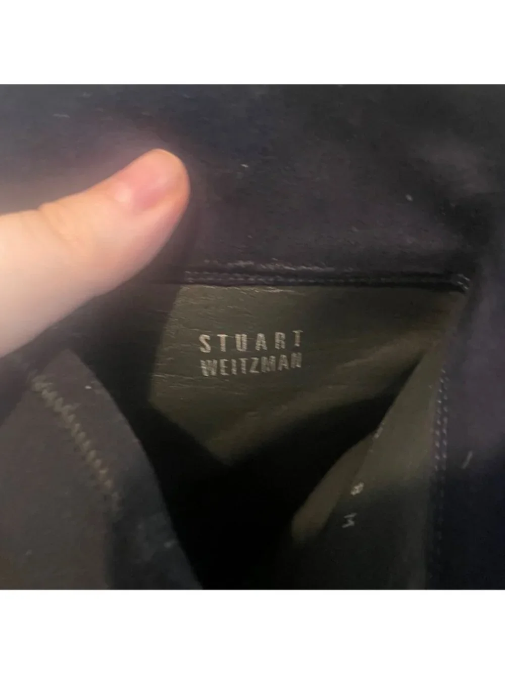 Stuart Weitzman navy blue