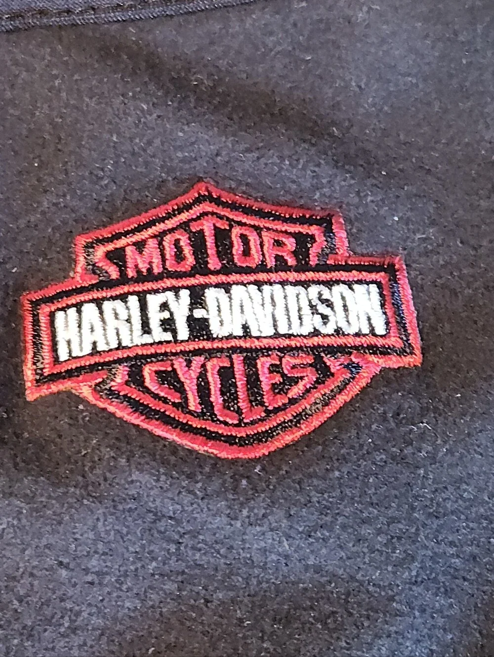 Vintage Harley-Davidson Black Fleece Neck Gaiter Scarf