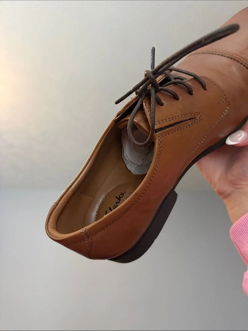Clarks Mens Whiddon Oxford Shoes