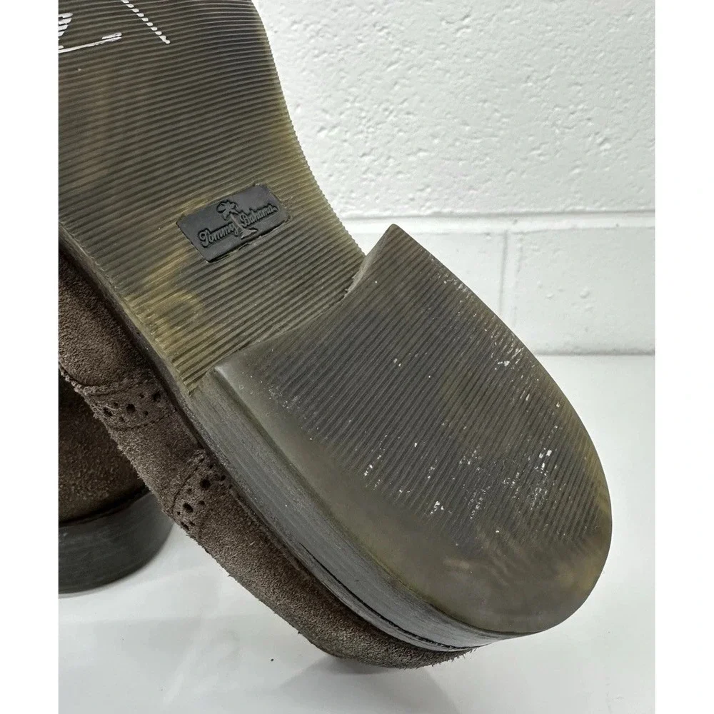 Tommy Bahama Oxford Dress Shoe Brown Suede Wingtip Brogue‎ / Men's 13 D