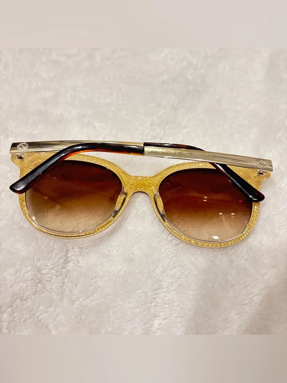 Gucci Tortoiseshell Round Sunglasses - Brown Gradient