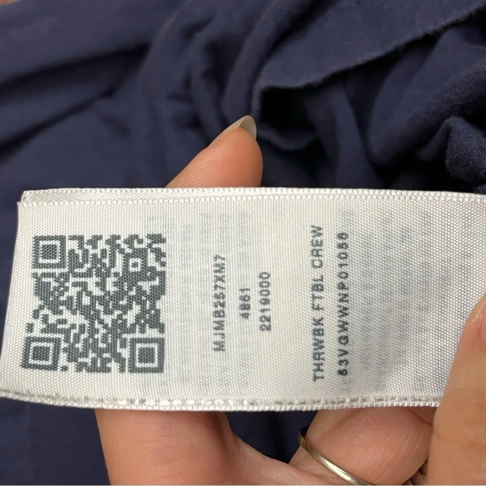 True religion short sleeve throwback‎ football crew tee