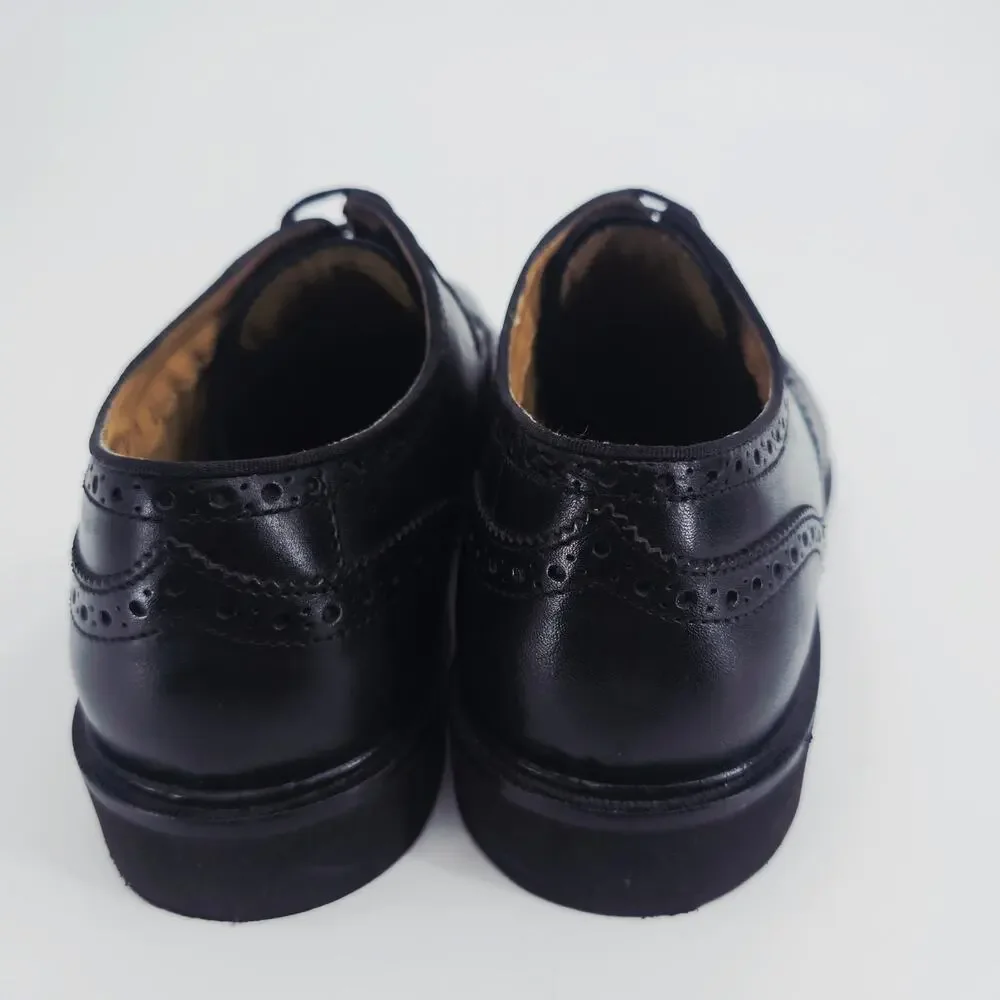Florsheim CT Men's Network Wing Tip Oxford Black Leather Dress Office Shoe 8 D