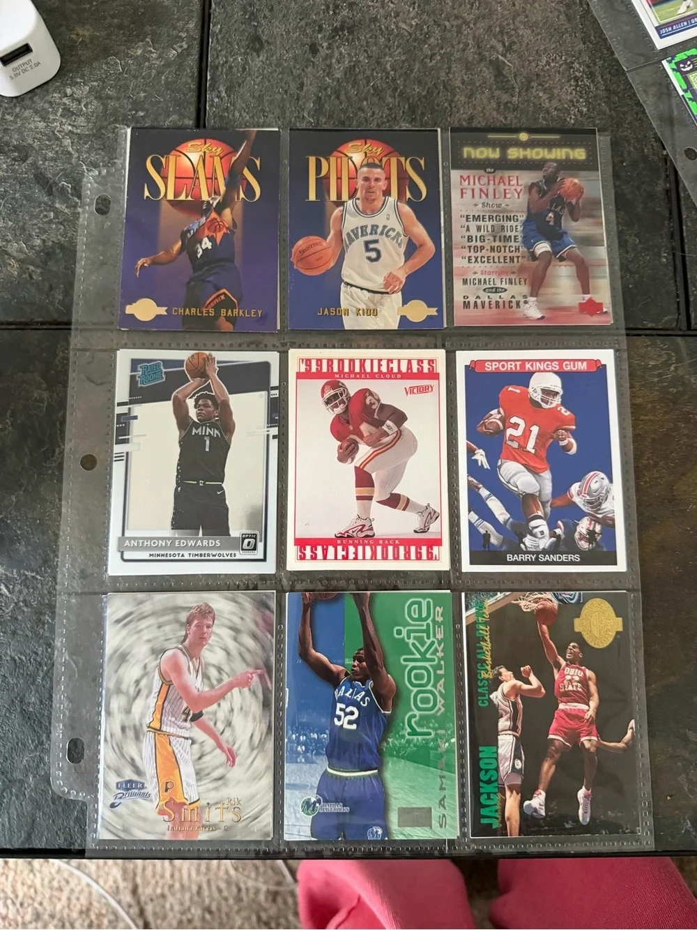 lot of rookie sports cards