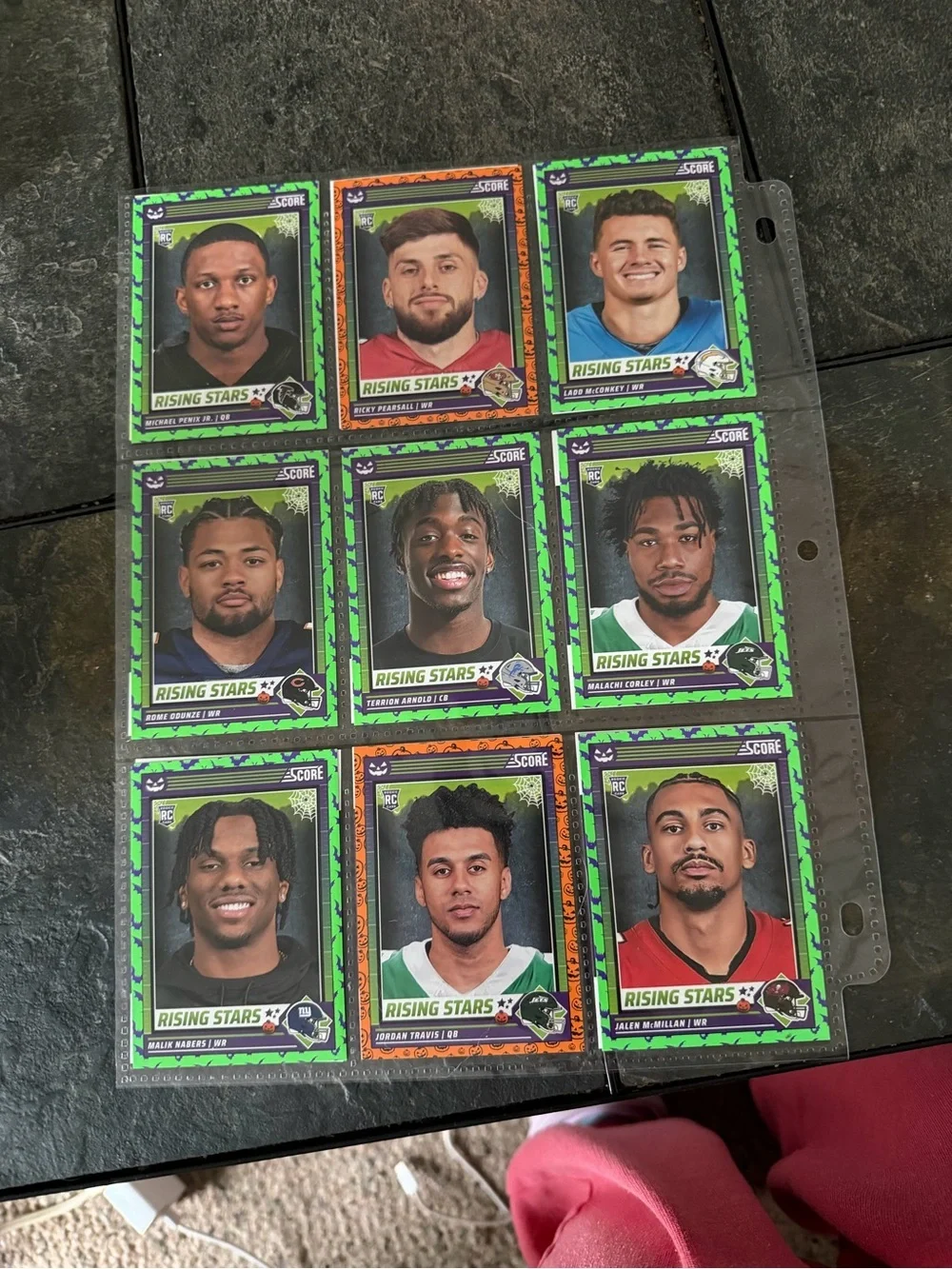 lot of rookie sports cards