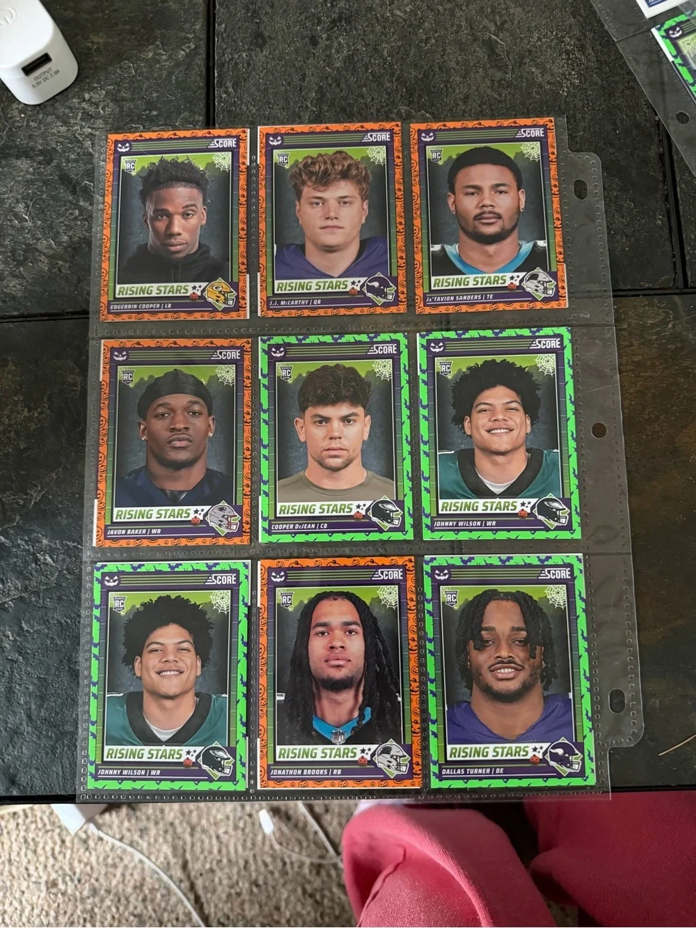 lot of rookie sports cards