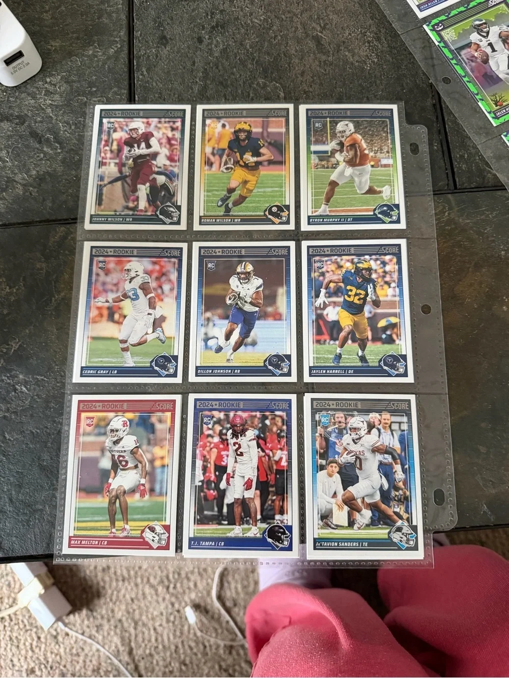 lot of rookie sports cards