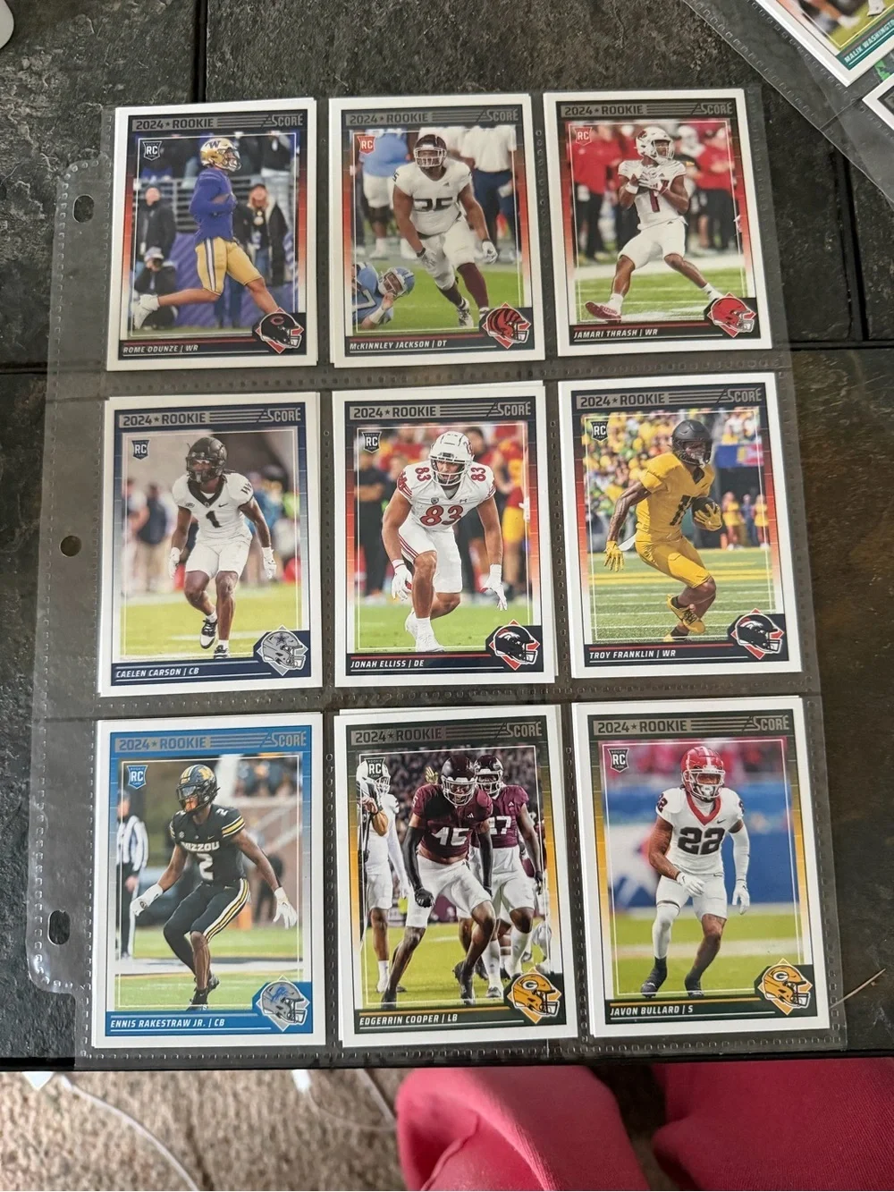 lot of rookie sports cards