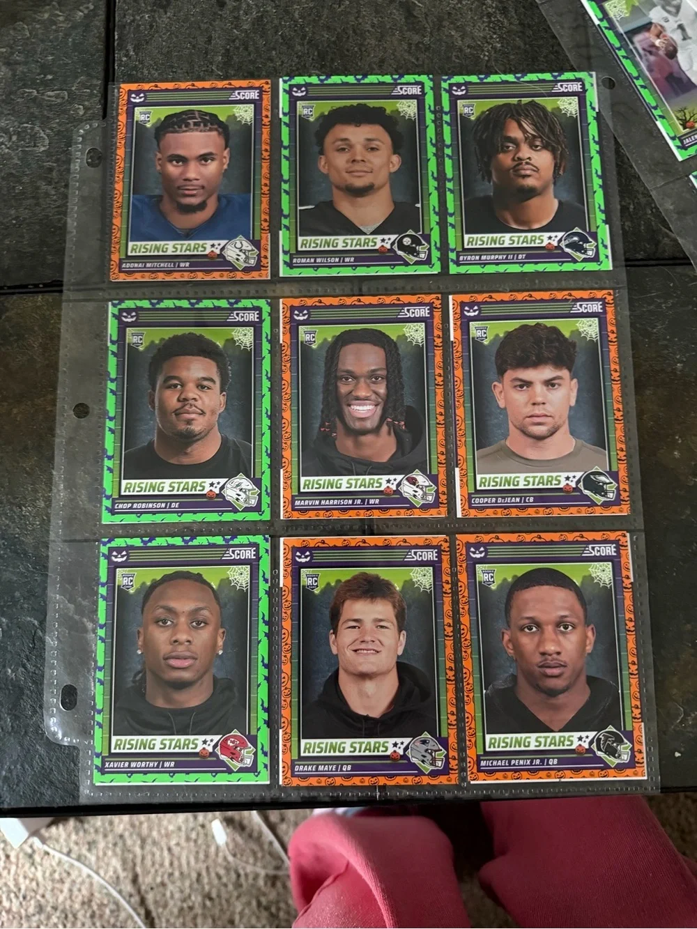 lot of rookie sports cards
