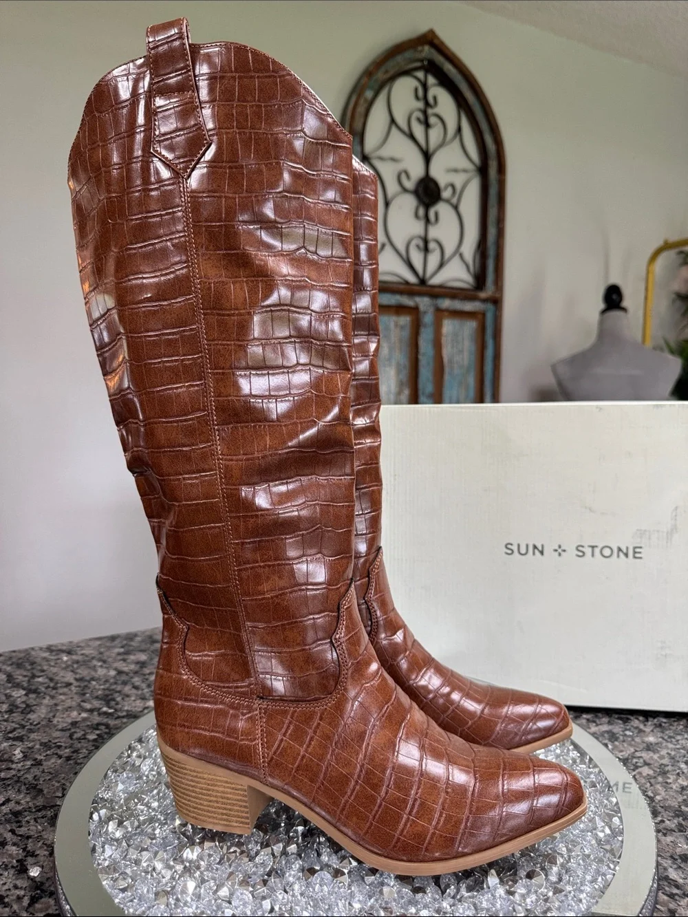 Sun + Stone sleek boots