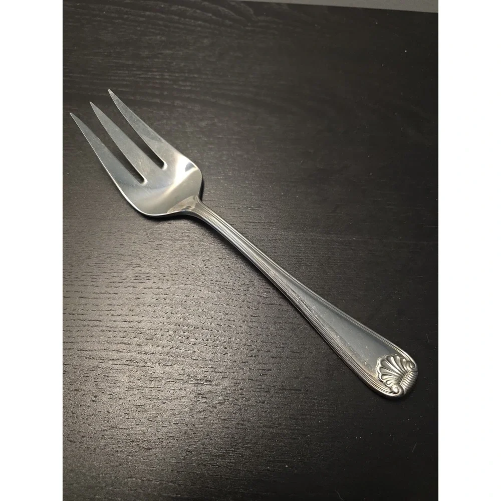 Gorham SHELL Gorham Stainless Cold Meat Serving Fork 18/8 Flatware Japan 8.5