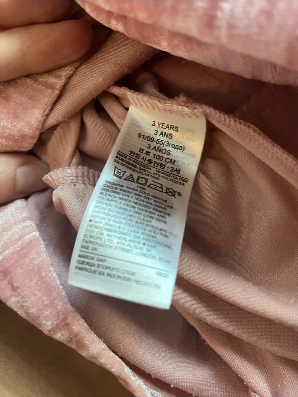 GAP baby size