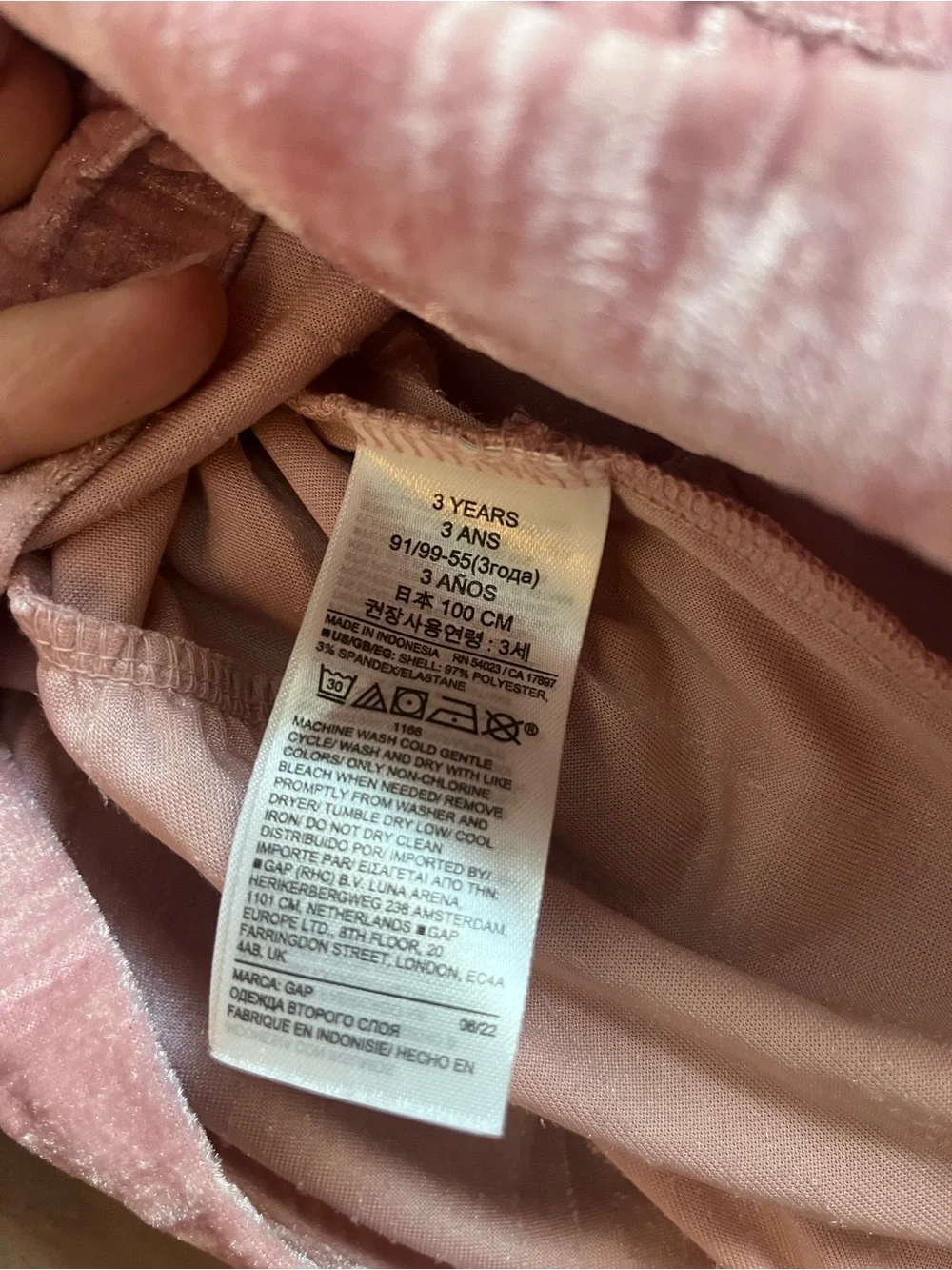 GAP baby size