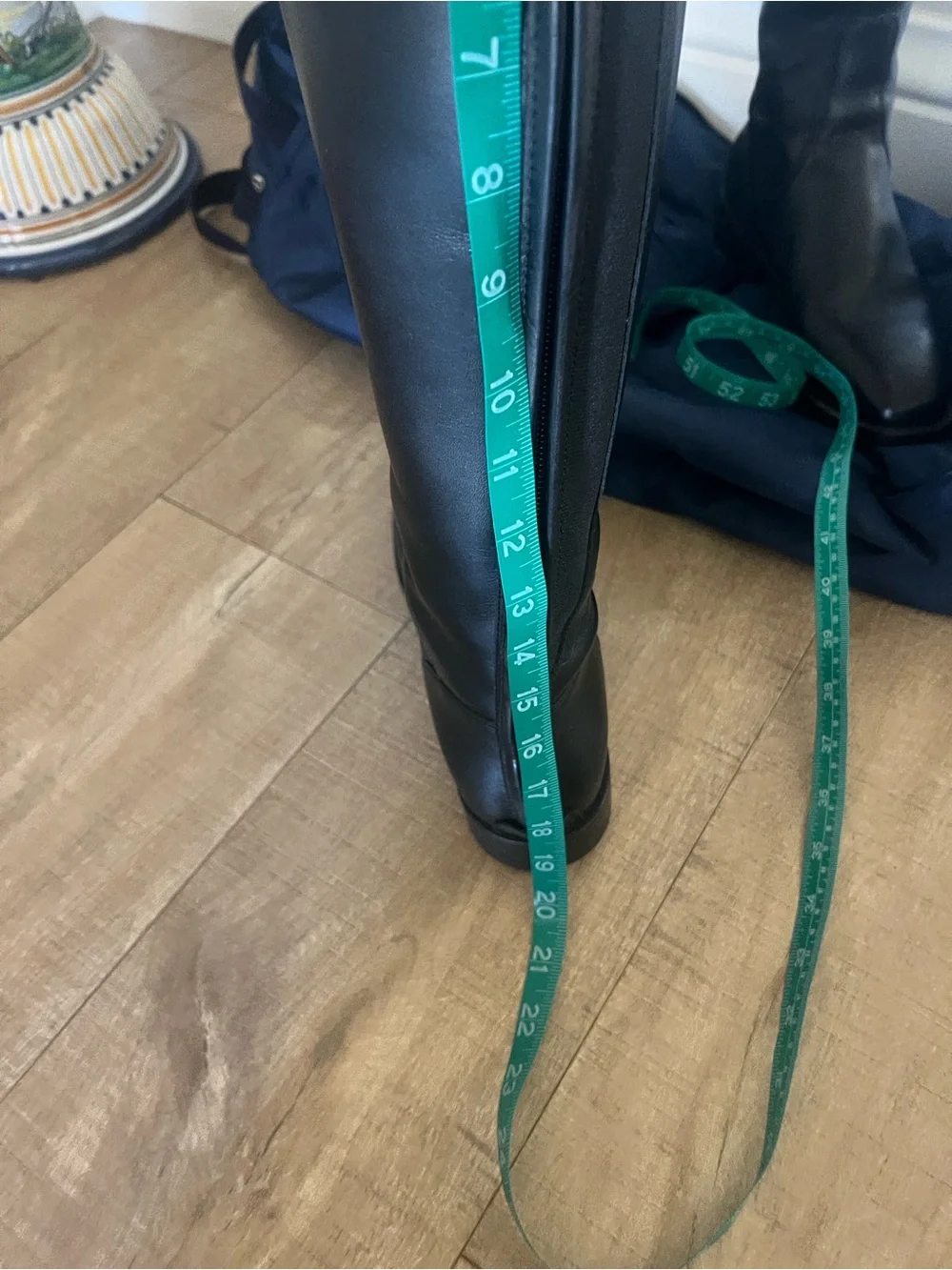 Tricolore Italia Black Equestrian Tall Riding Boots