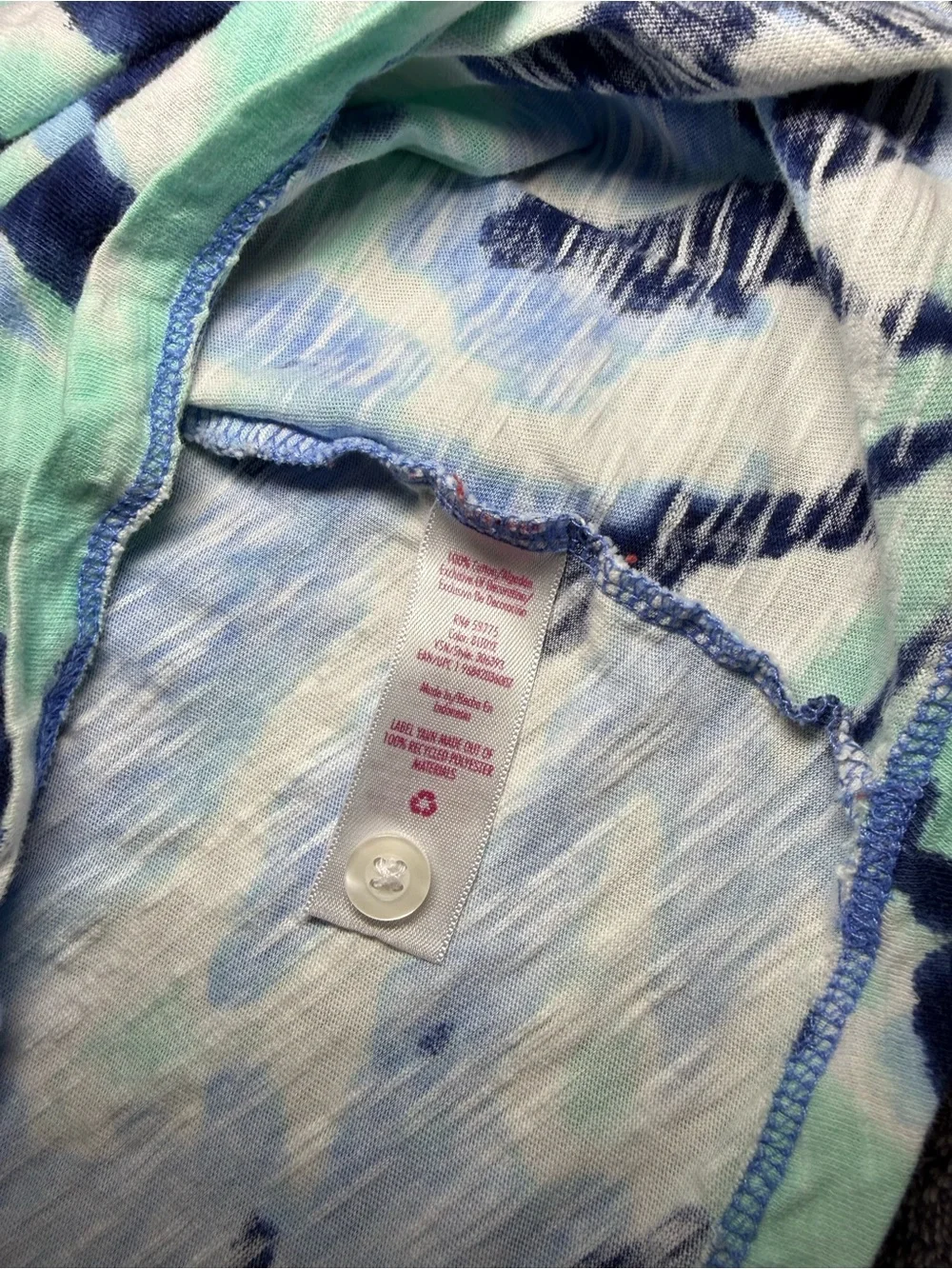 Justice button wear