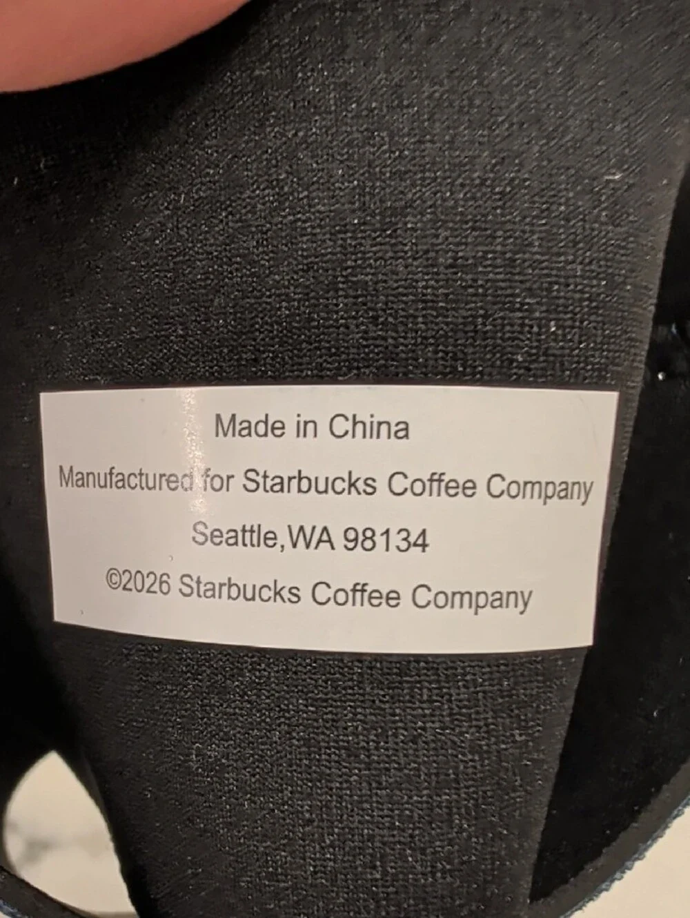 Starbucks branded cup