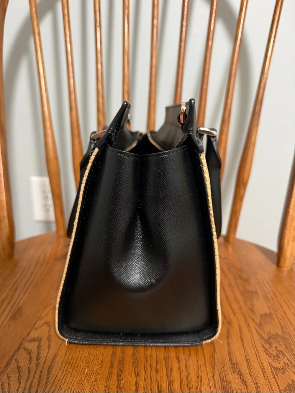 kate spade structured woven
