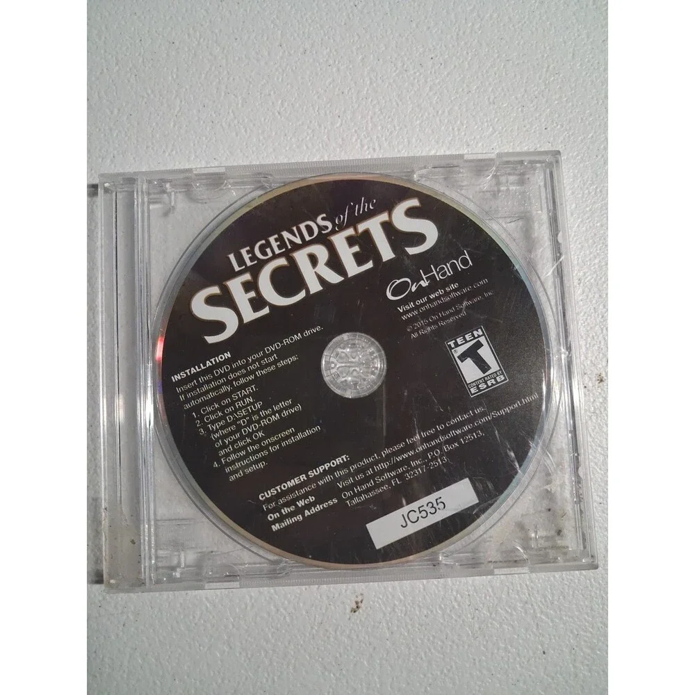 Legends Of The Secrets  PC DVD-ROM
