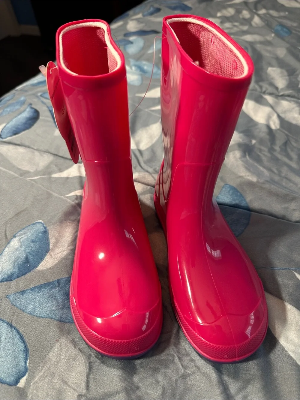 NWTS wonder nation Bright Pink Kids Rain Boots Sz 13/1 ☔️🩷
