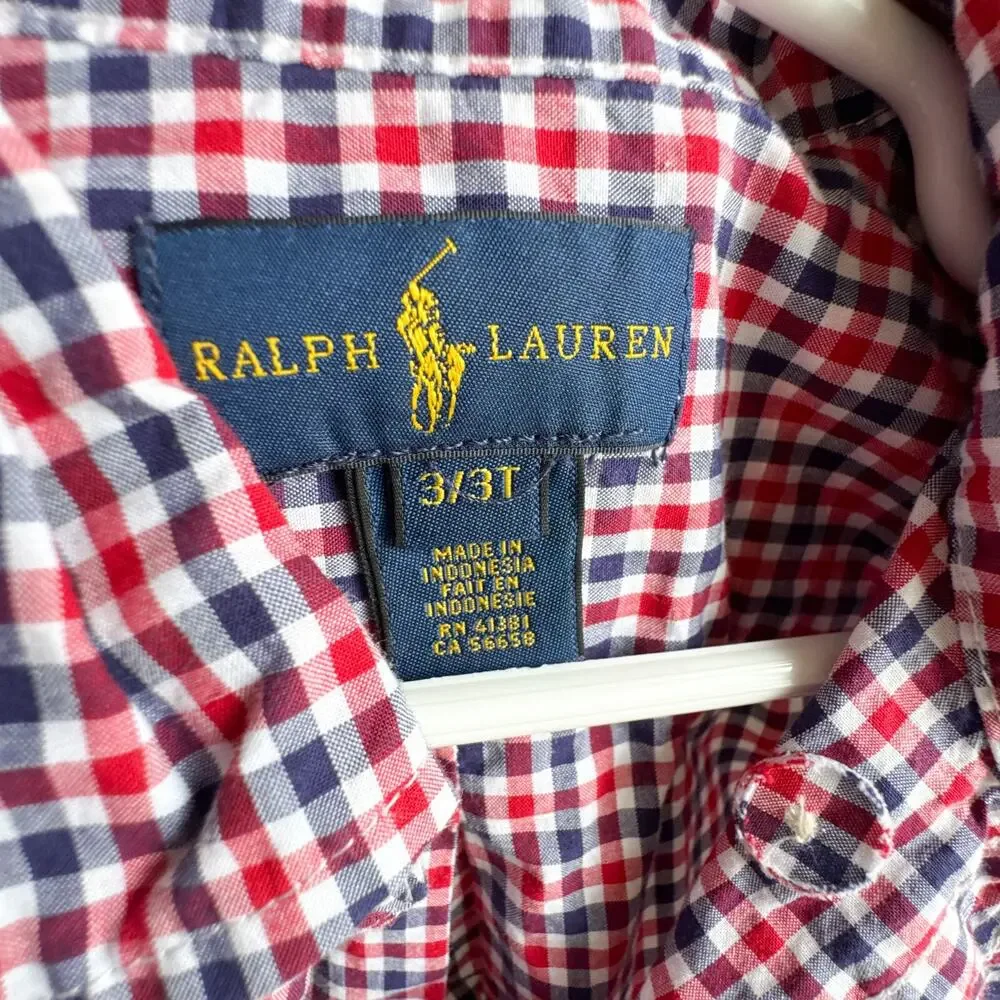 Ralph Lauren gingham boys check