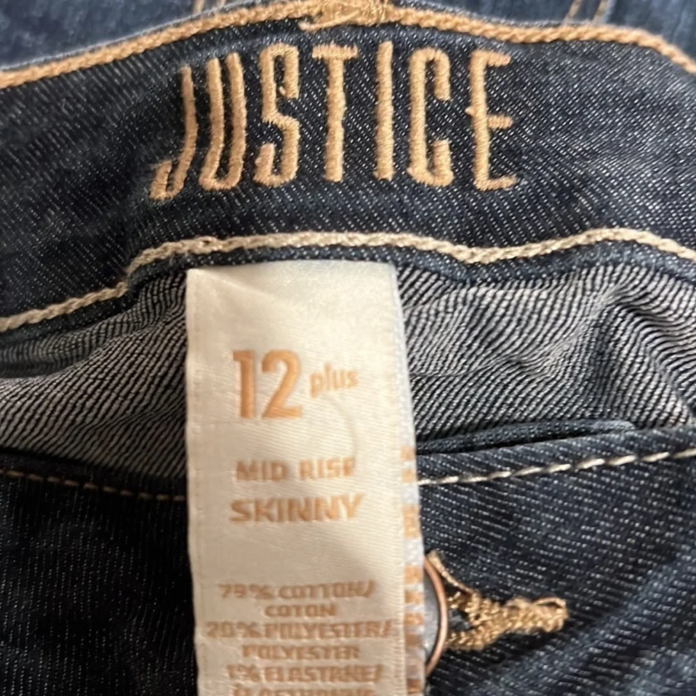 Justice jeans size