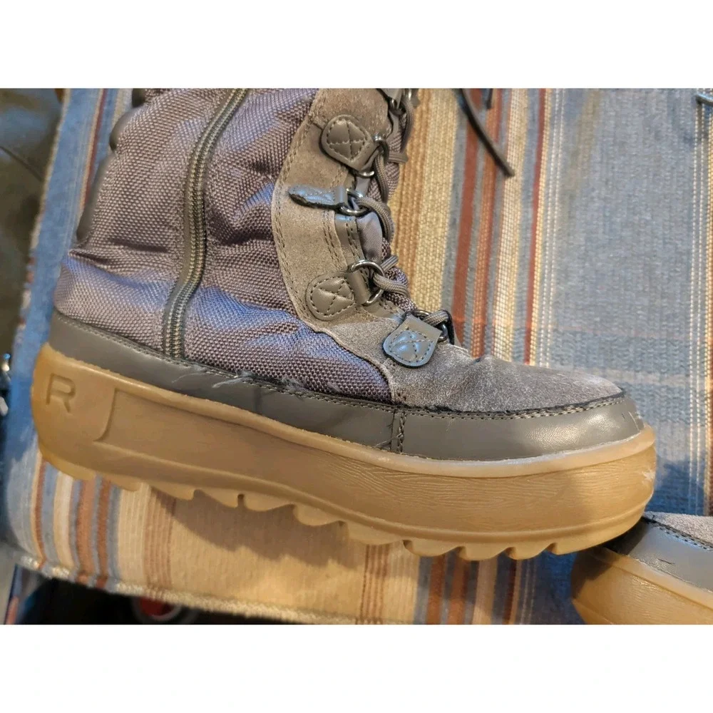 Pajar GREENLAND Tall Insulated Waterproof Boot Womens US 8-8.5 Gray Winter Boots