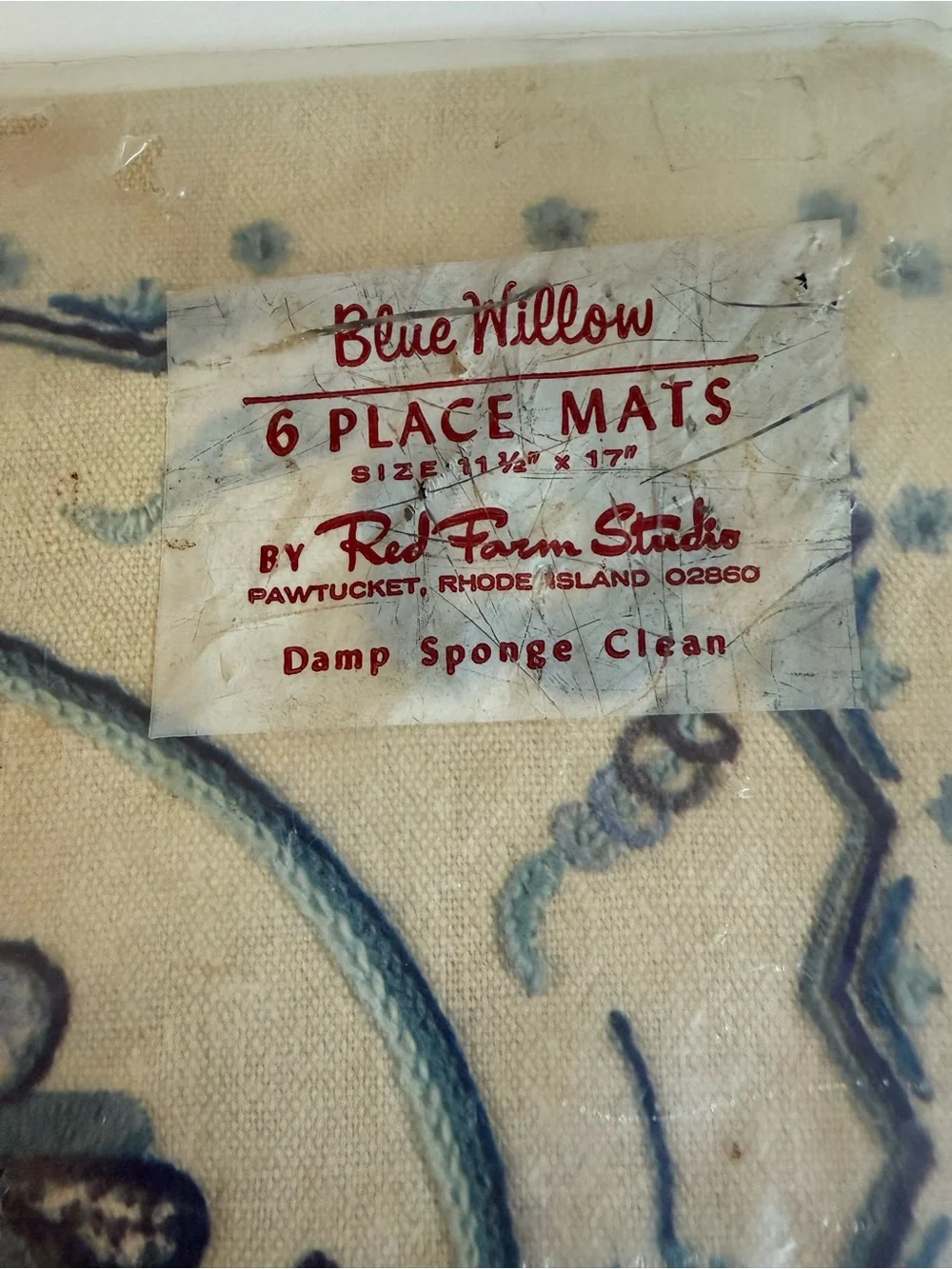 Blue Willow vintage set