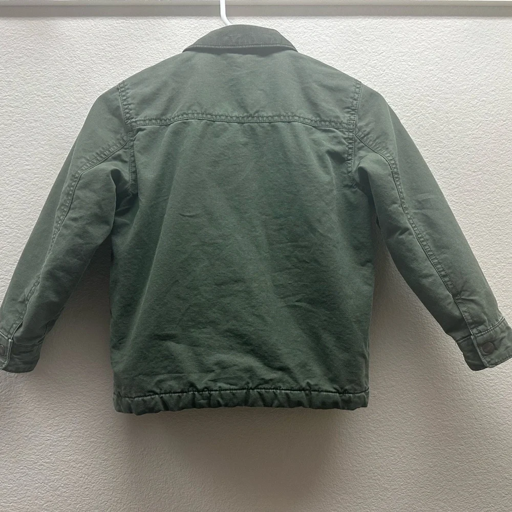 Old Navy Kids Olive Green Jean Jacket