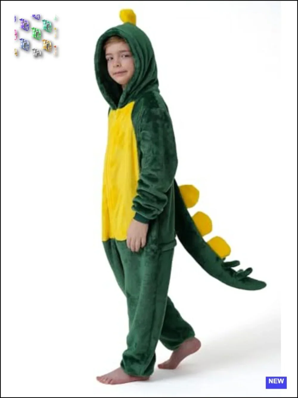 Kids Dinosaur Onesie Costume Flannel Plush Stegosaurus Pajamas Halloween