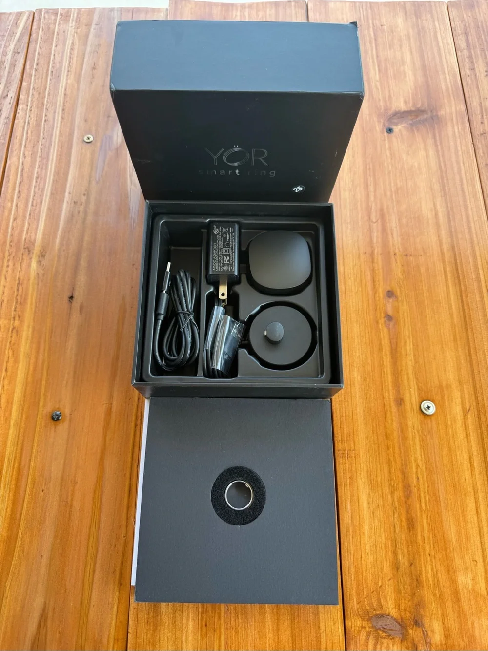 Smart Ring Gun Metal-Size 10