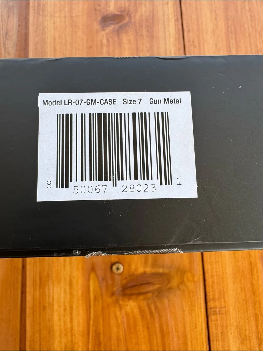 Smart Ring Gun Metal-Size 10
