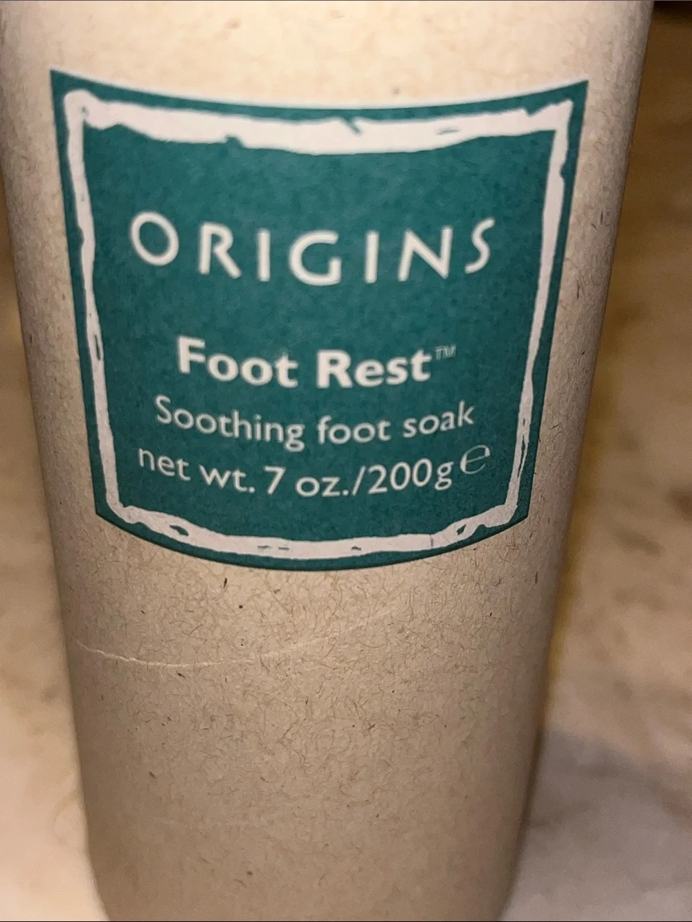Origins Foot Rest Soothing Foot Soak 7oz container