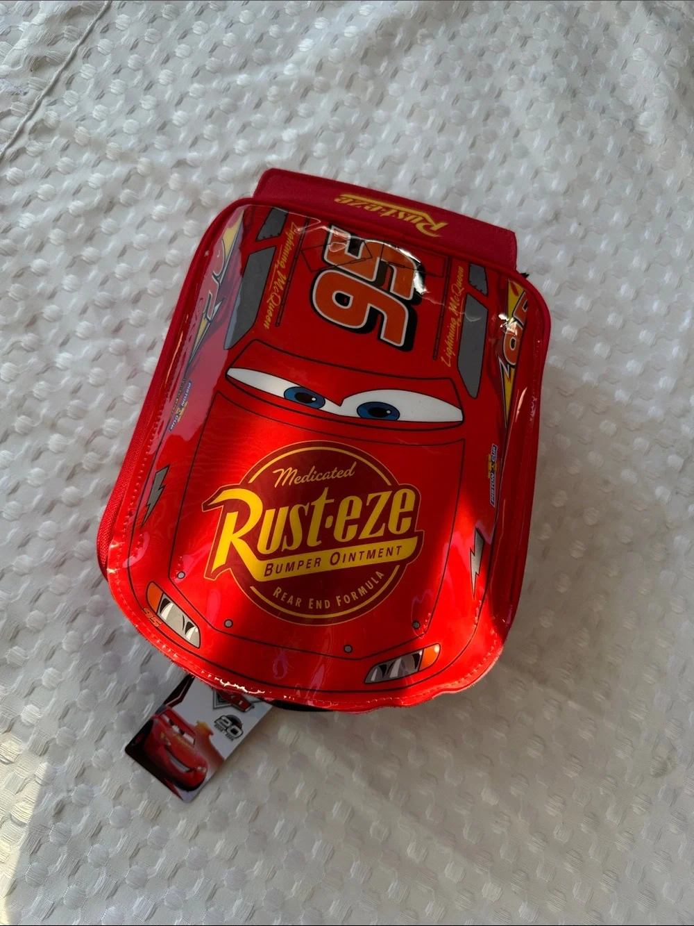 Cars Lightning McQueen Kids Lunch Bag NEW