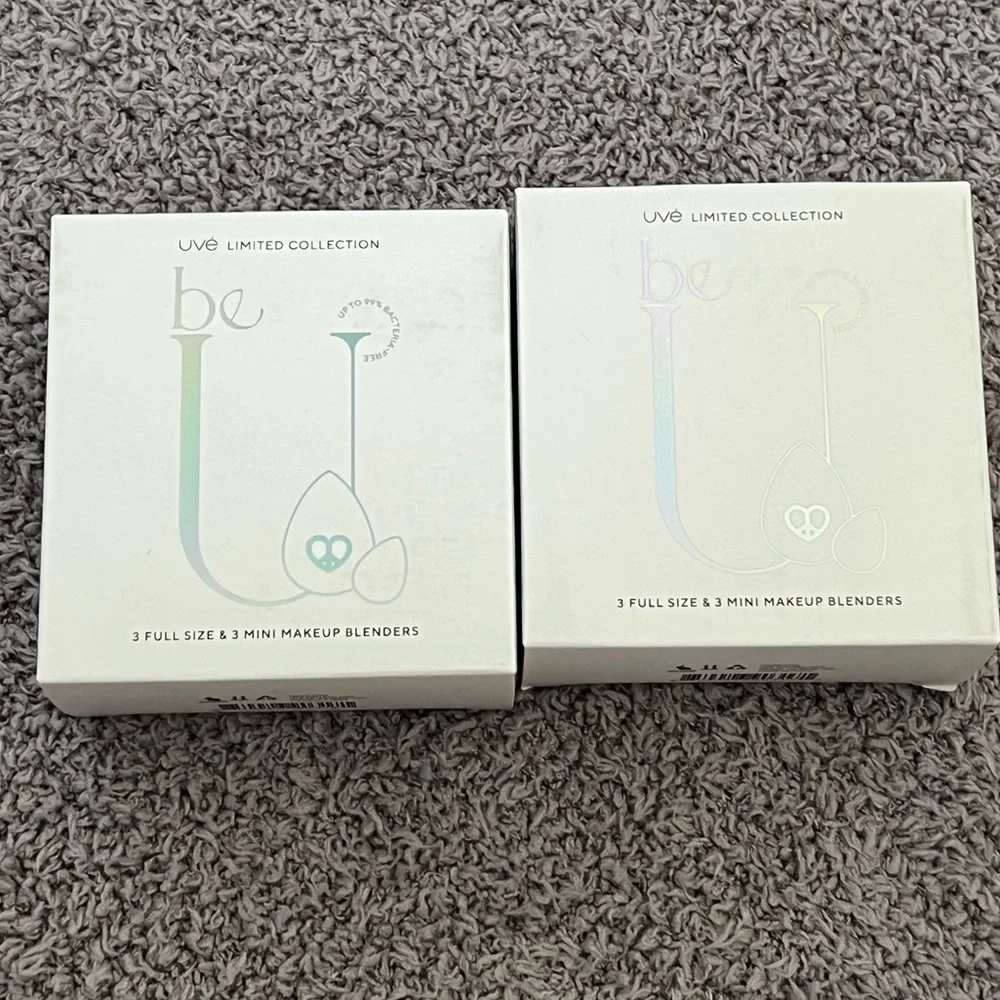 UVE BEAUTY BE U LIMITED COLLECTION Mini Make-up Blender Lot of 2 NEW