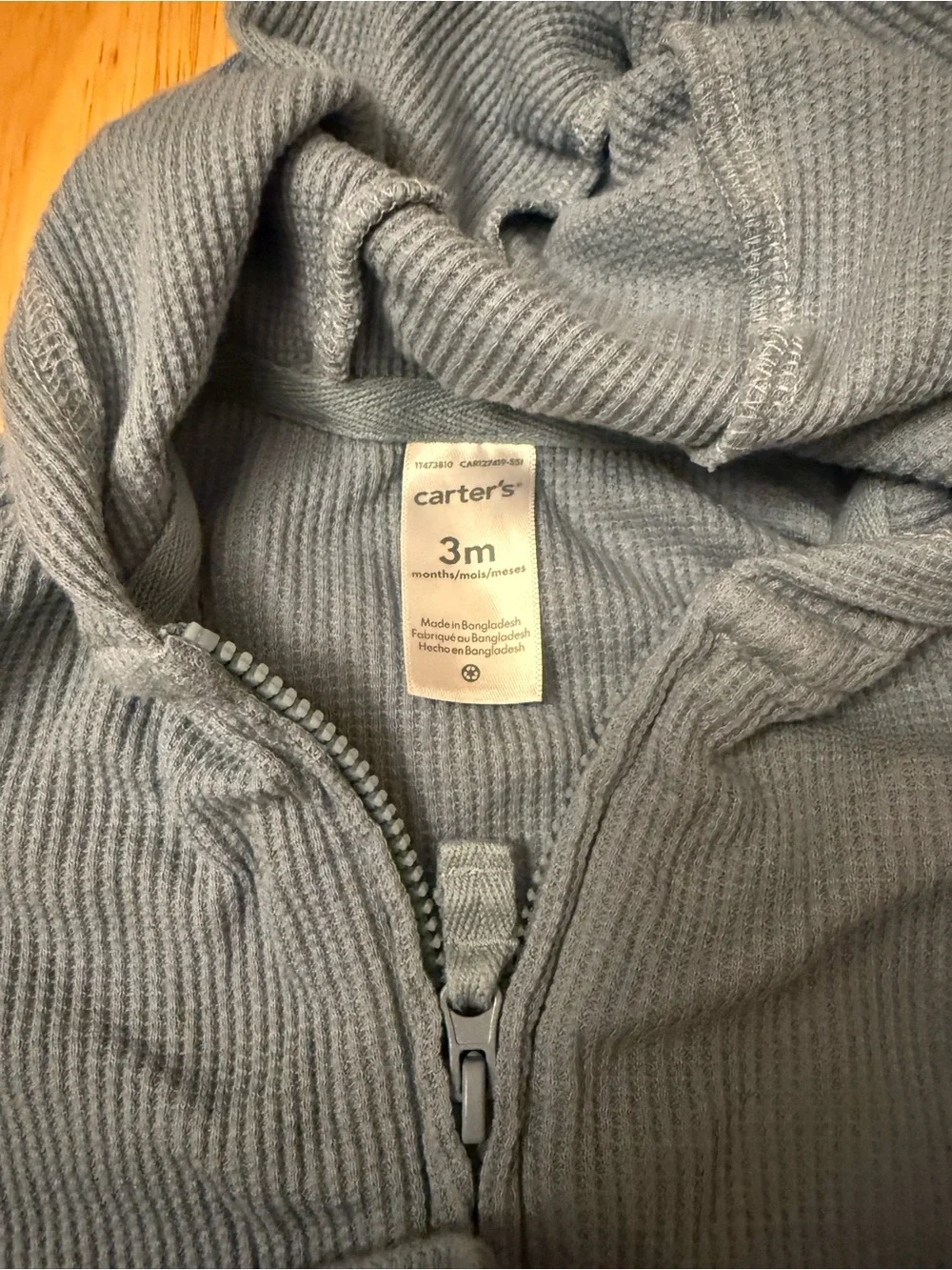 Carters cozy waffle