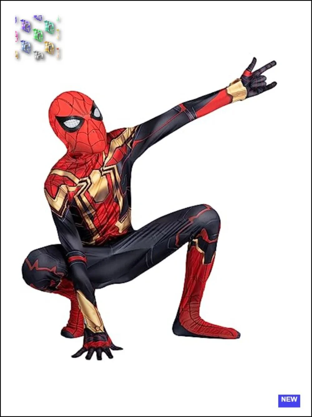 Spider-Man Zentai Costume, Stretch Spandex Jumpsuit, Kids Halloween