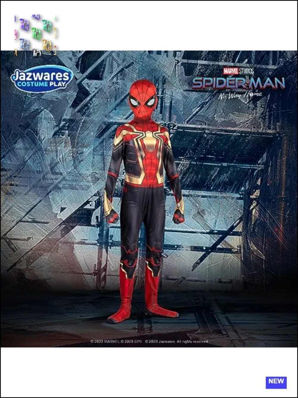 Spider-Man Zentai Costume, Stretch Spandex Jumpsuit, Kids Halloween