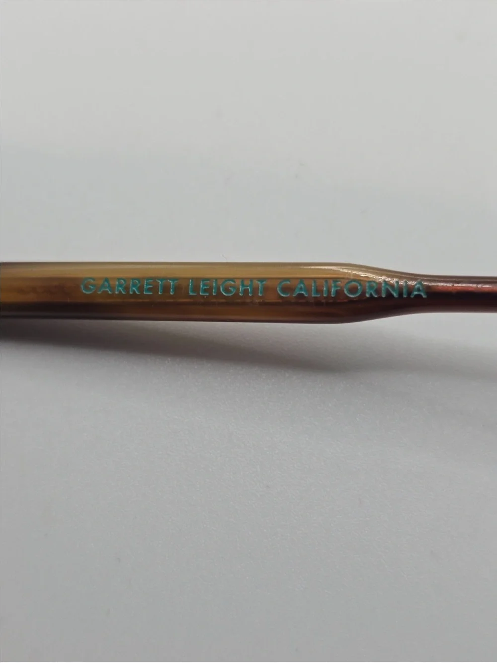 Garrett Leight Carlton classic tortoise brown frame green lenses sunglasses